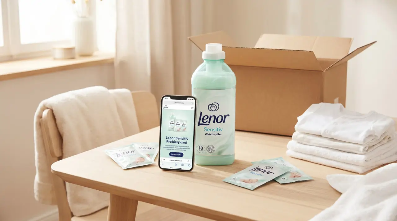 Lenor Sensitiv Weichspüler gratis 2026